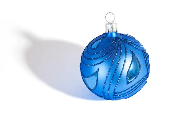 Blu palla di Natale — Foto Stock