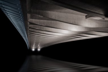 Modern Prag köprü Vltava Nehri