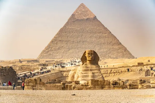 Anciant Great Sphinx Giza Giza Egypt — Stock Photo, Image