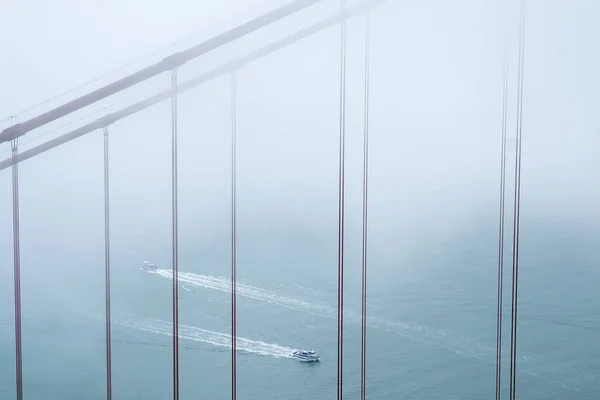 Kilátás Golden Gate Hídra New York Városában — Stock Fotó