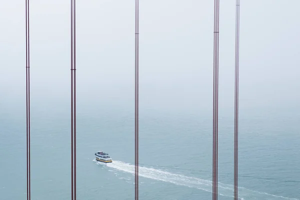 View Golden Gate Bridge City New York — Stock Photo, Image