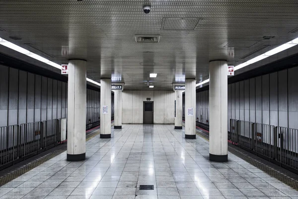 Vista Panoramica Dell Interno Della Stazione Ferroviaria — Foto Stock