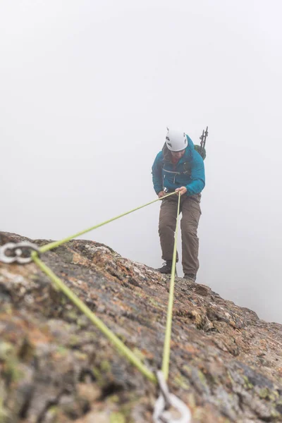 Alpinizm Górze Sky Pilot Kanada — Zdjęcie stockowe