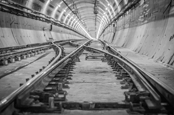 Bahngleise Der Stadt Reiseort Hintergrund — Stockfoto