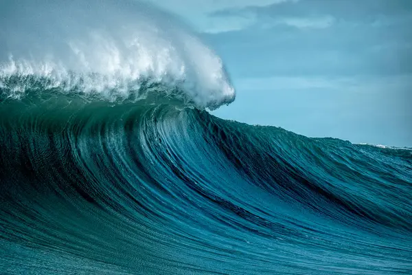 Vlna Mořských Vln Oceánu — Stock fotografie