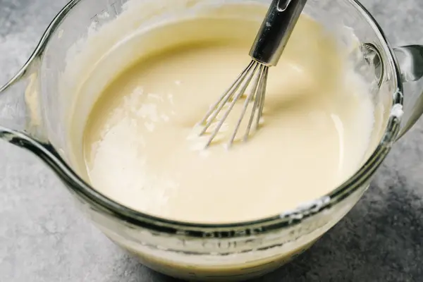 Ingredientes Para Preparar Delicioso Pão Milho Caseiro — Fotografia de Stock
