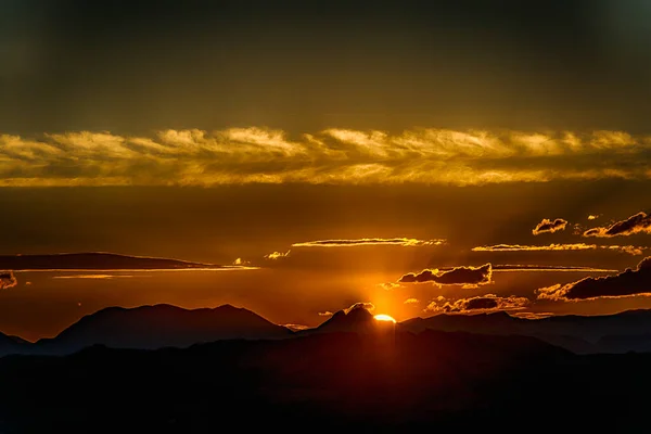 Beautiful Sunset Sea Nature Background — Stock Photo, Image
