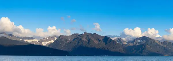 Mountains Resurrection Bay Seward Kenai Alaska Usa — Zdjęcie stockowe