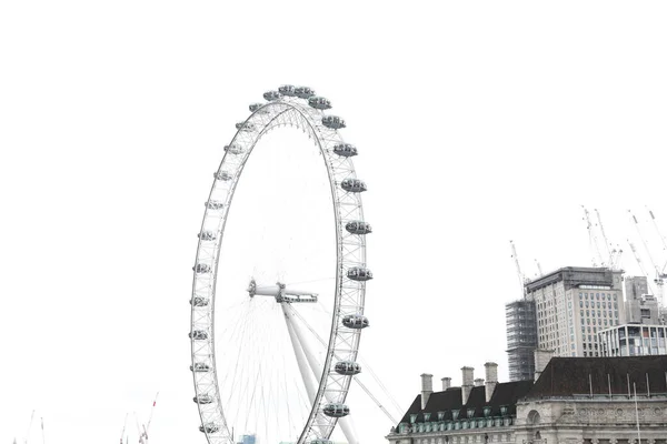 Noria Ciudad Londres Lugar Viaje Fondo — Foto de Stock