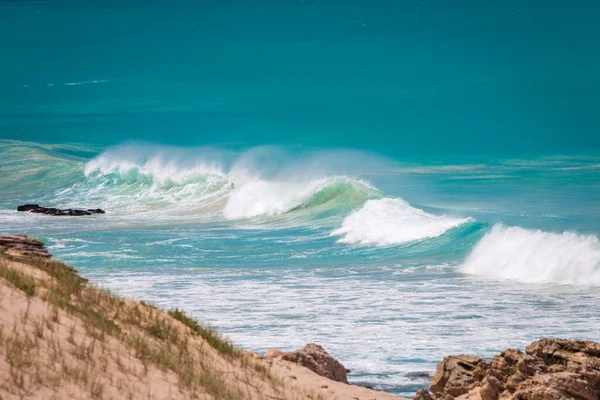 Indiska Oceanen Och Kusten Vid Hoop Naturreservat Sydafrika — Stockfoto