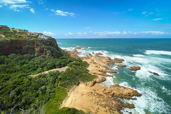 Luxus Házak Knysna Head Ragyogó Óceánra Néző Dél Afrika Ellen — Stock Fotó