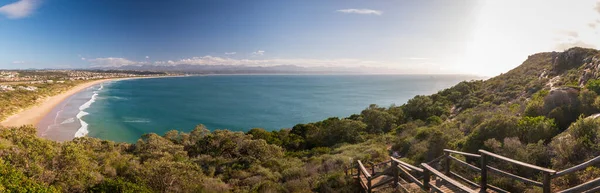 Panoramatický Výhled Plettenberg Bay Solar Beach Sanctuary Beach Robberg Pláž — Stock fotografie