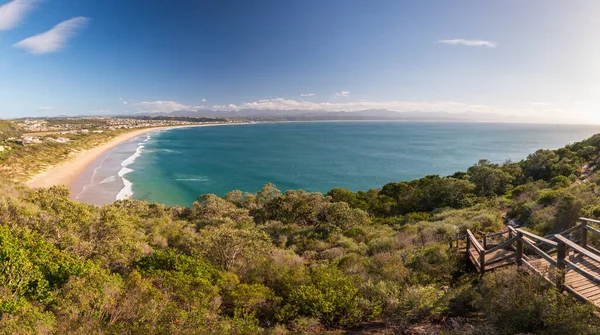 Panoramatický Výhled Plettenberg Bay Solar Beach Sanctuary Beach Robberg Pláž — Stock fotografie