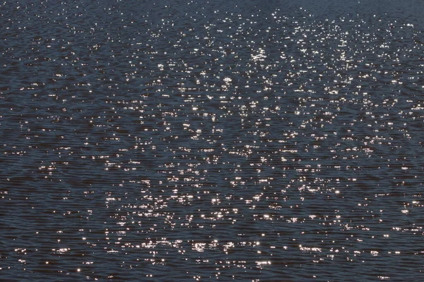 Full Frame Pic Water Surface Reflecting Sunlight — Stock Photo, Image