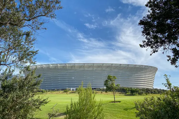 Cap Afrique Sud Novembre 2019 Façade Stade Cap Contre Ciel — Photo