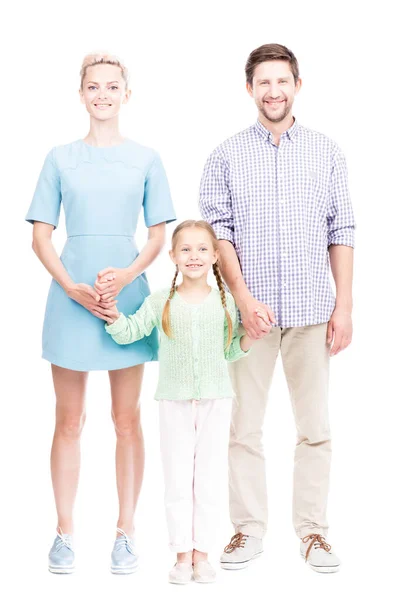 Familia con un niño — Foto de Stock