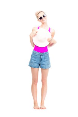 Şapkalı Zarif Kadın