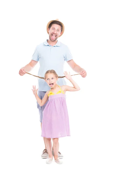 Pasar tiempo con la hija — Foto de Stock