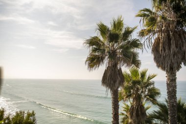 Güzel deniz manzarası ve kumsal.