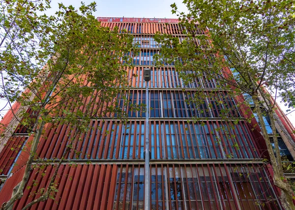 Construcción Del Edificio Ciudad Bilbao — Foto de Stock