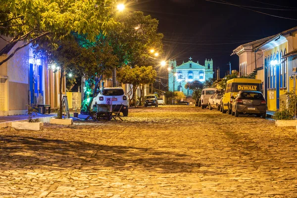 Igreja Cidade Edifícios Coloniais Centro Histórico Pequena Aldeia — Fotografia de Stock