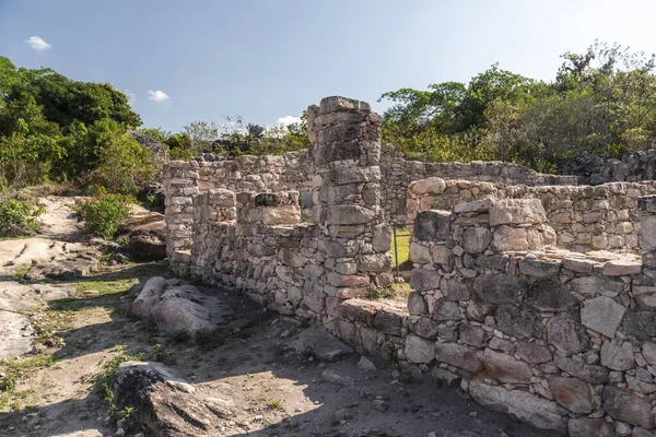 Vista Las Ruinas Casa Rocosa Pequeño Pueblo Rural Histórico Chapada — Foto de Stock