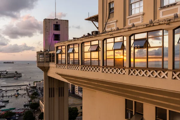 Lacerda 'ya güzel manzara Gün batımında kaldırma tarihi merkezde