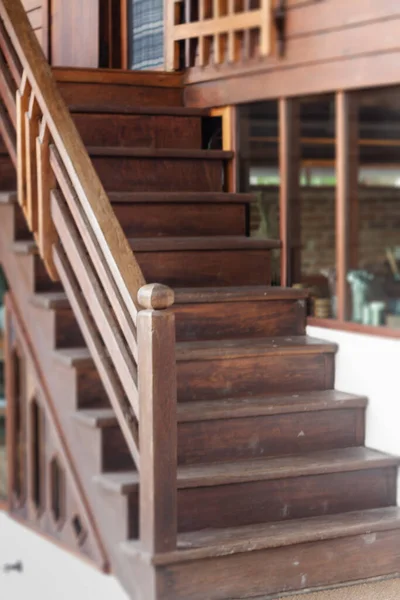 Escaleras Madera Casa Madera Foto Stock —  Fotos de Stock