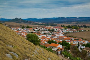 İspanya 'nın eski şehrinin manzarası