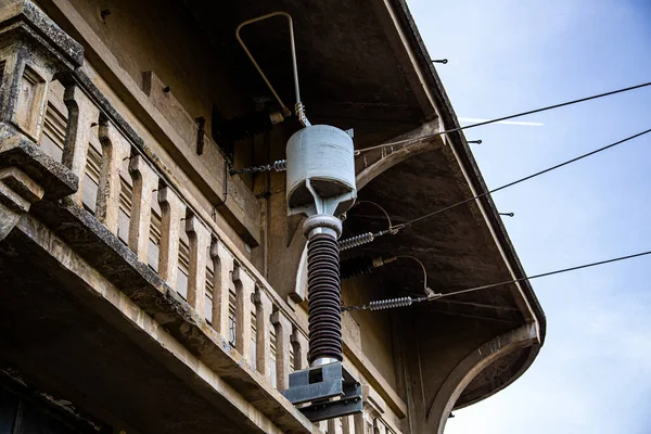 Viejo Farol Ciudad — Foto de Stock