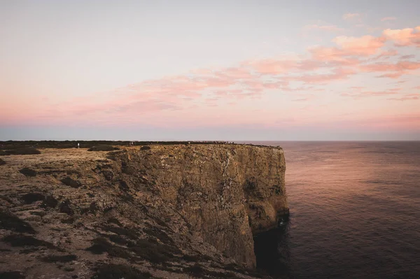 Belo Pôr Sol Sobre Mar — Fotografia de Stock