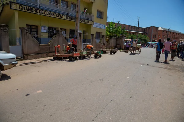 Hoofdartikel Het Leven Straten Van Madagaskar — Stockfoto