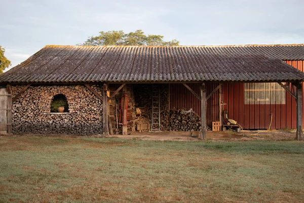 Old Wooden House Village — Stock Photo, Image