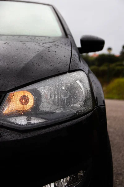 Car Headlight Close — Stock Photo, Image