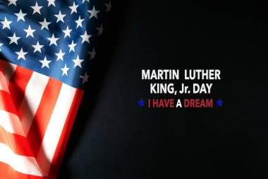 Martin Luther King Günü - Amerikan bayrağı soyut arkaplan