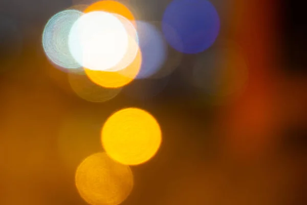 Fundo Abstrato Com Luzes Bokeh — Fotografia de Stock