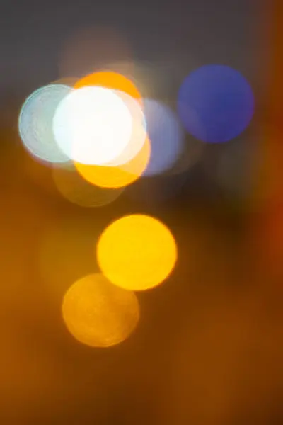 Fundo Abstrato Com Luzes Bokeh — Fotografia de Stock