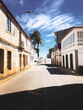 İspanyol şehrinin eski güzel mimarisi