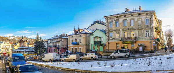 Chortkiv Ukrayna 2020 Şehir Merkezi Chortkiv Ukrayna Daki Eski Belediye — Stok fotoğraf