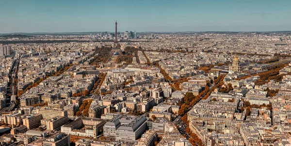 Panoramic View City Paris Seen — Stock Photo, Image