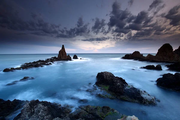 Arrecife Las Fenas Reef Fenens Cabo Gata Cabo Gata Nijar — стоковое фото