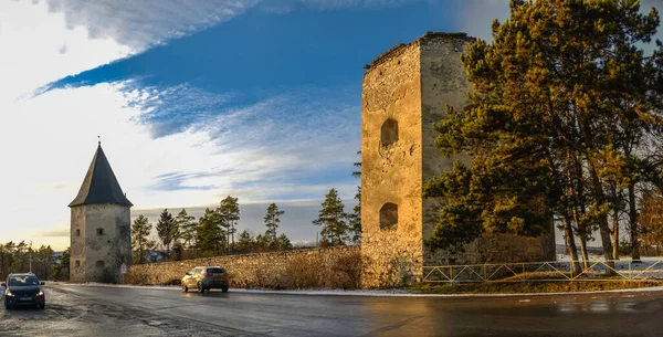 Krivche Ucraina 2020 Rovine Del Vecchio Castello Nel Villaggio Krivche — Foto Stock