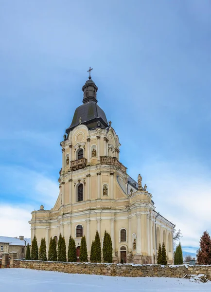 Mykulyntsi Oekraïne 2020 18E Eeuwse Barokke Trinity Church Mykulyntsi Dorp — Stockfoto