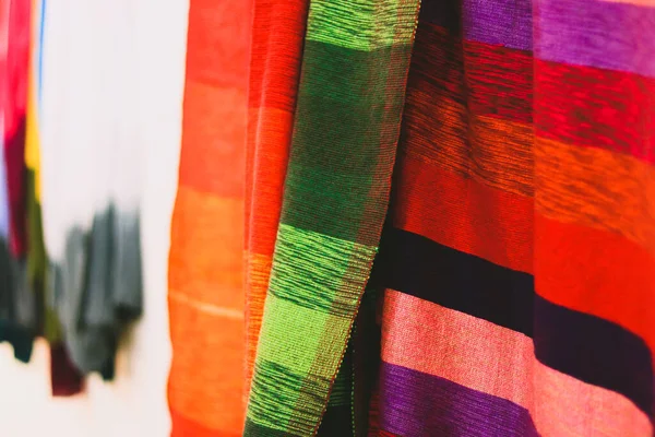 Kolorowe Tło Tekstury Tkaniny — Zdjęcie stockowe