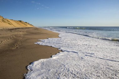 Deniz kıyısının güzel manzarası