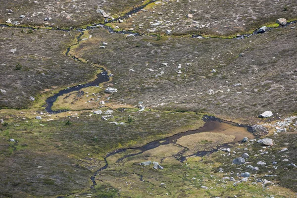 Aerial View Mountains Island — Stockfoto