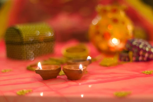 Diwali Festival Concept Background Diwali Lights — Stock Photo, Image