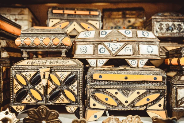 Traditionele Afrikaanse Stijl Handgemaakte Goederen Koop — Stockfoto