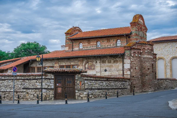 Nessebar Bulgaria 2019 Church Stephen Old Town Nessebar Bulgaria Cloudy — Stock Photo, Image