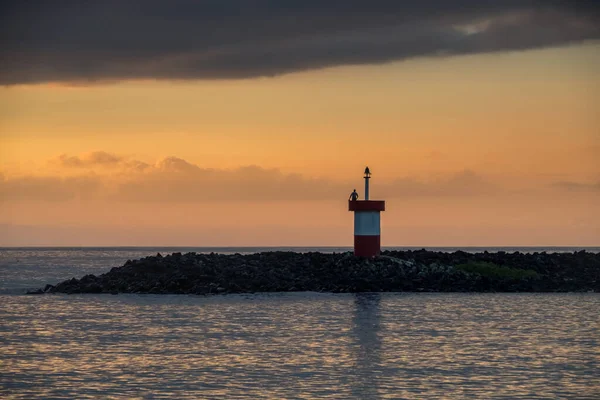 Phare Coucher Soleil — Photo